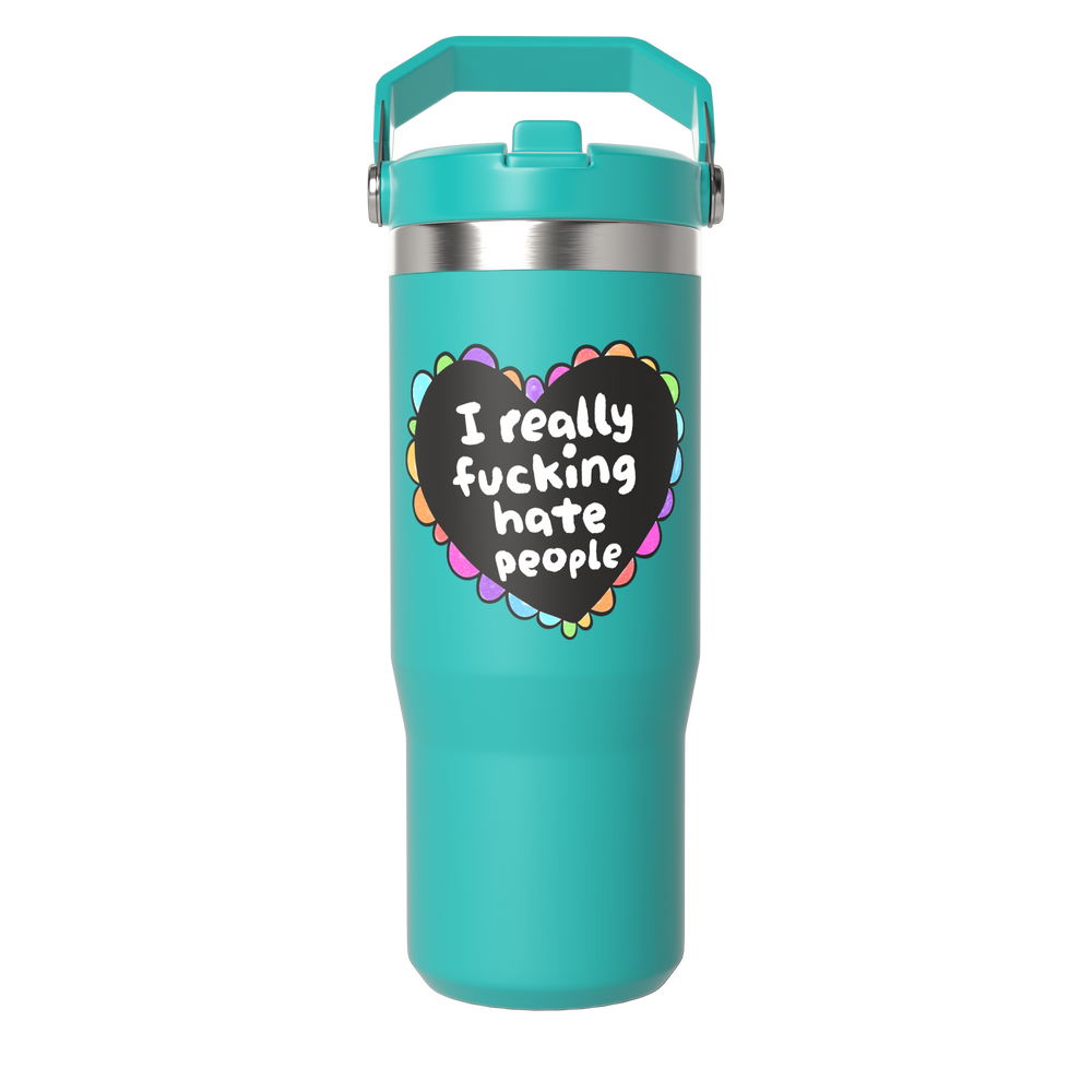 30oz Hate PPL Heart Tumbler #4 image